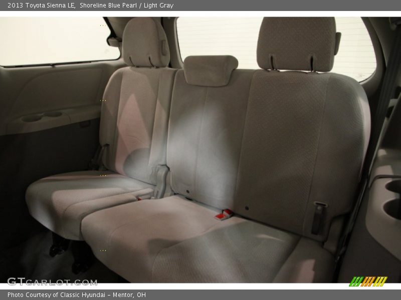 Shoreline Blue Pearl / Light Gray 2013 Toyota Sienna LE