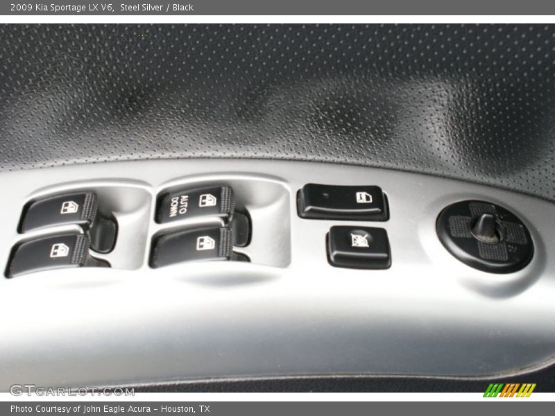 Steel Silver / Black 2009 Kia Sportage LX V6