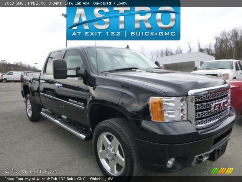 Onyx Black / Ebony 2013 GMC Sierra 2500HD Denali Crew Cab 4x4