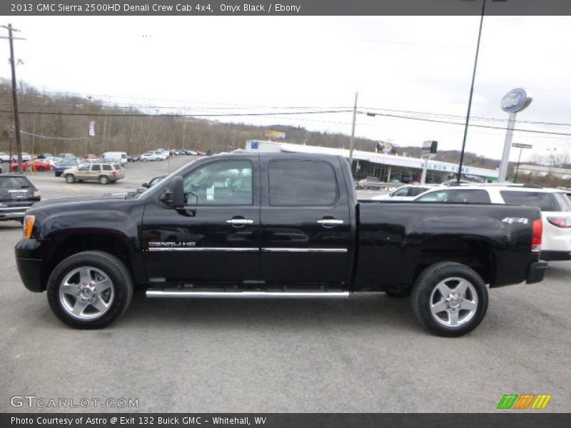 Onyx Black / Ebony 2013 GMC Sierra 2500HD Denali Crew Cab 4x4