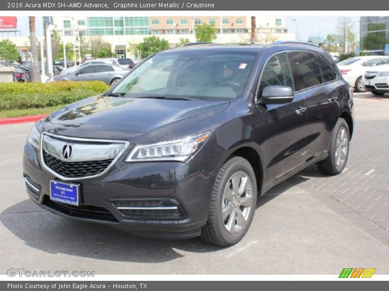 Graphite Luster Metallic / Graystone 2016 Acura MDX SH-AWD Advance