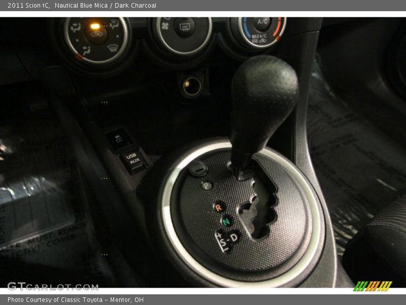 Nautical Blue Mica / Dark Charcoal 2011 Scion tC