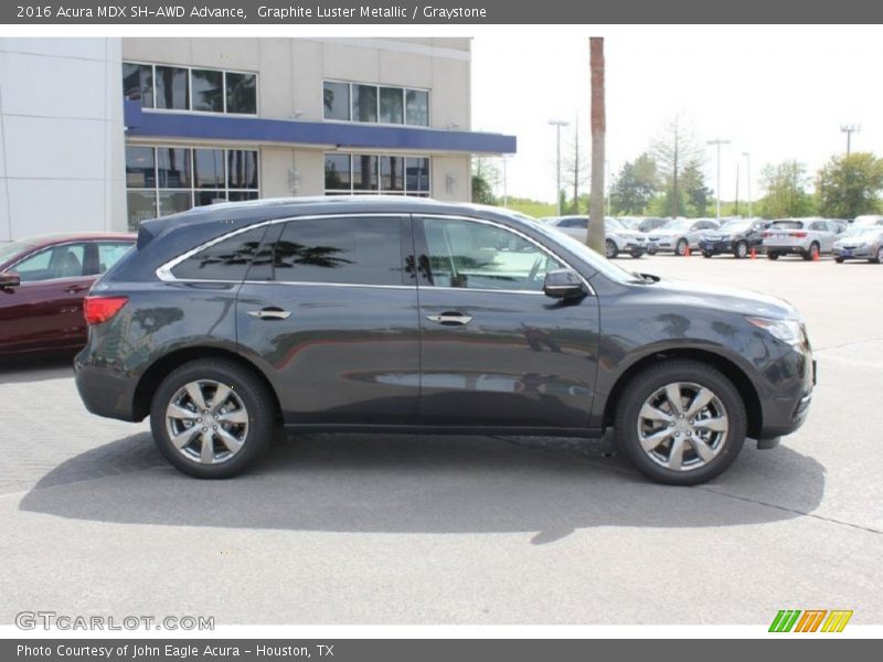Graphite Luster Metallic / Graystone 2016 Acura MDX SH-AWD Advance