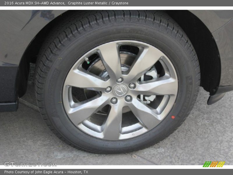 Graphite Luster Metallic / Graystone 2016 Acura MDX SH-AWD Advance