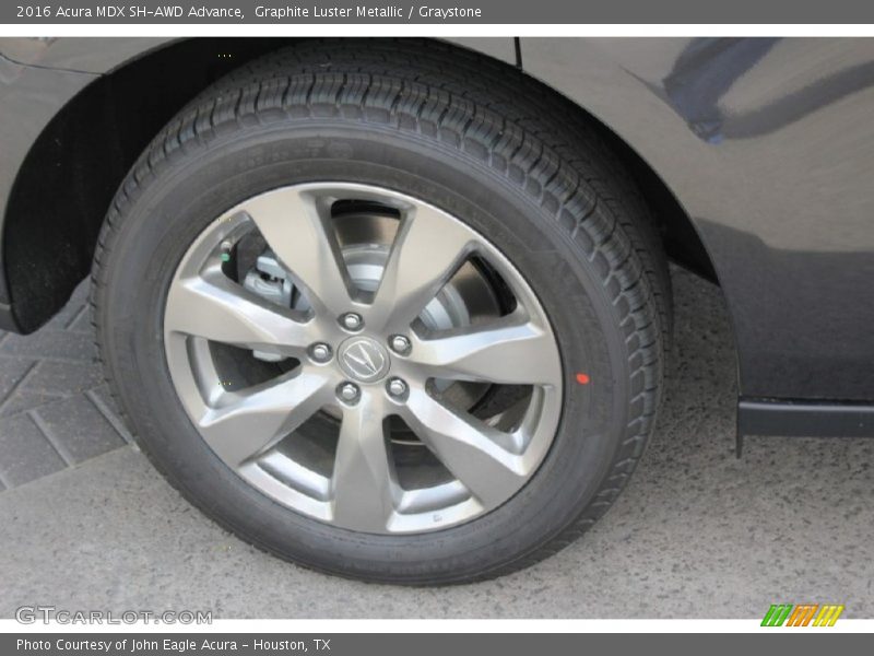 Graphite Luster Metallic / Graystone 2016 Acura MDX SH-AWD Advance