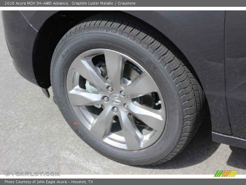 Graphite Luster Metallic / Graystone 2016 Acura MDX SH-AWD Advance