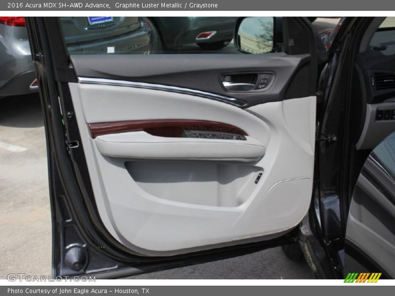 Graphite Luster Metallic / Graystone 2016 Acura MDX SH-AWD Advance