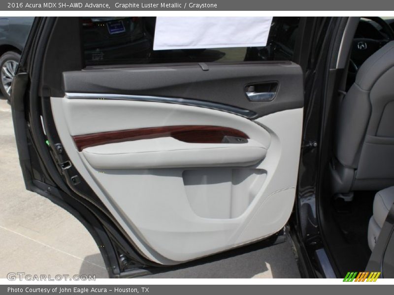 Graphite Luster Metallic / Graystone 2016 Acura MDX SH-AWD Advance