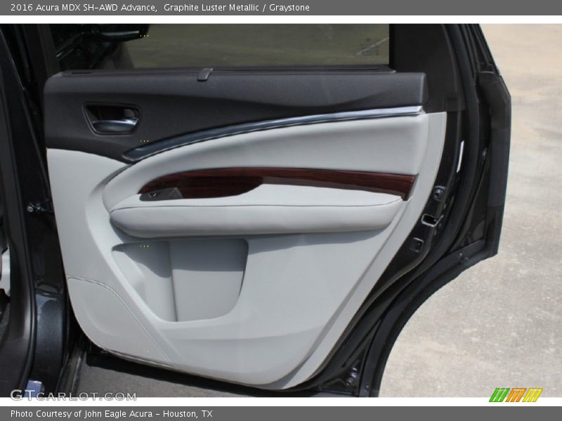Graphite Luster Metallic / Graystone 2016 Acura MDX SH-AWD Advance