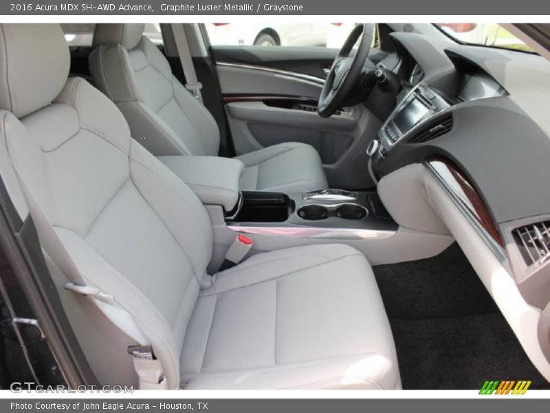 Graphite Luster Metallic / Graystone 2016 Acura MDX SH-AWD Advance