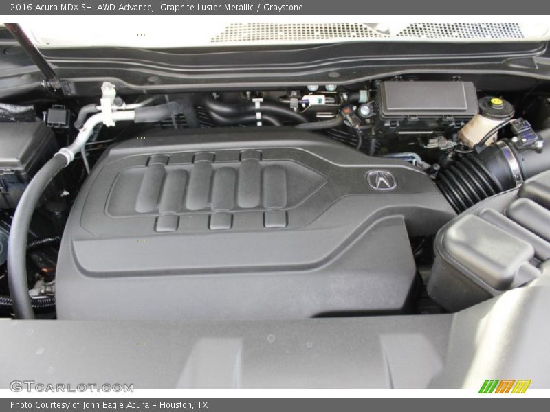 Graphite Luster Metallic / Graystone 2016 Acura MDX SH-AWD Advance