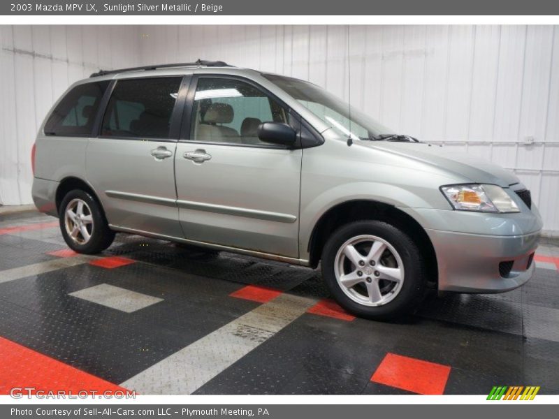 Sunlight Silver Metallic / Beige 2003 Mazda MPV LX