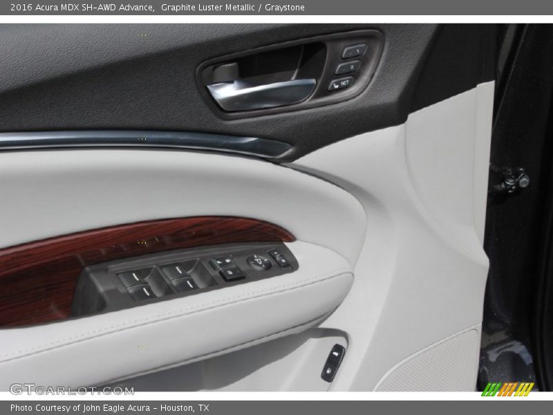 Graphite Luster Metallic / Graystone 2016 Acura MDX SH-AWD Advance