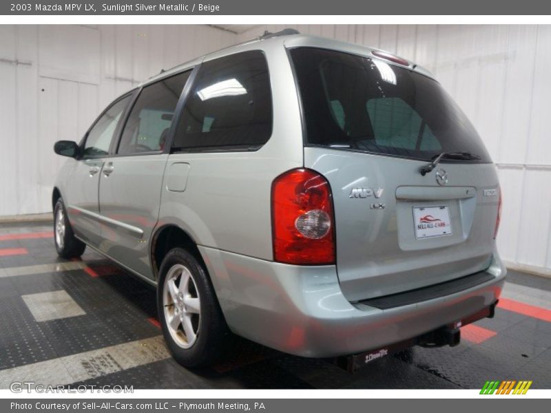 Sunlight Silver Metallic / Beige 2003 Mazda MPV LX