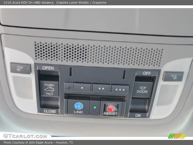 Graphite Luster Metallic / Graystone 2016 Acura MDX SH-AWD Advance