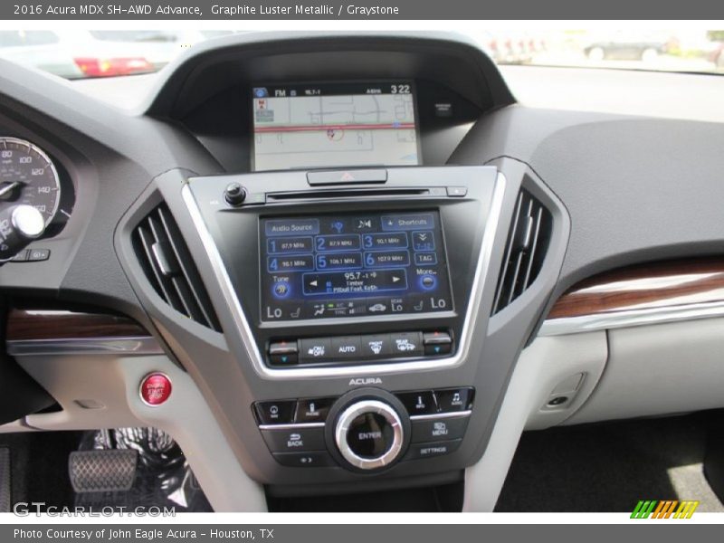 Graphite Luster Metallic / Graystone 2016 Acura MDX SH-AWD Advance