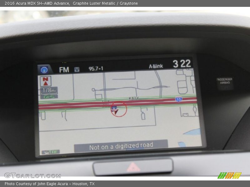 Graphite Luster Metallic / Graystone 2016 Acura MDX SH-AWD Advance