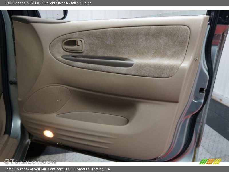 Sunlight Silver Metallic / Beige 2003 Mazda MPV LX