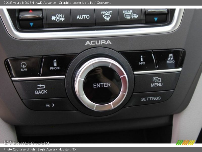 Graphite Luster Metallic / Graystone 2016 Acura MDX SH-AWD Advance