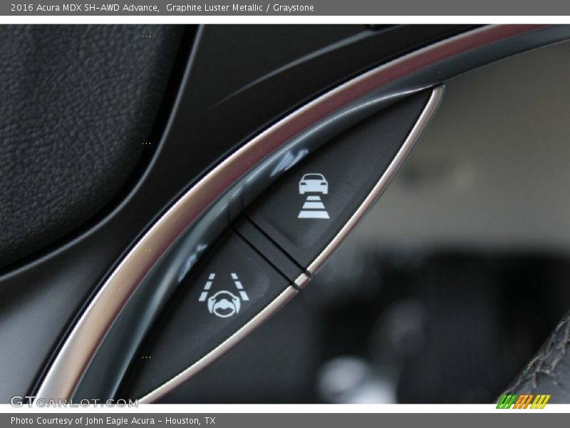 Graphite Luster Metallic / Graystone 2016 Acura MDX SH-AWD Advance