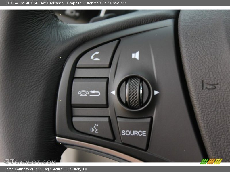 Graphite Luster Metallic / Graystone 2016 Acura MDX SH-AWD Advance