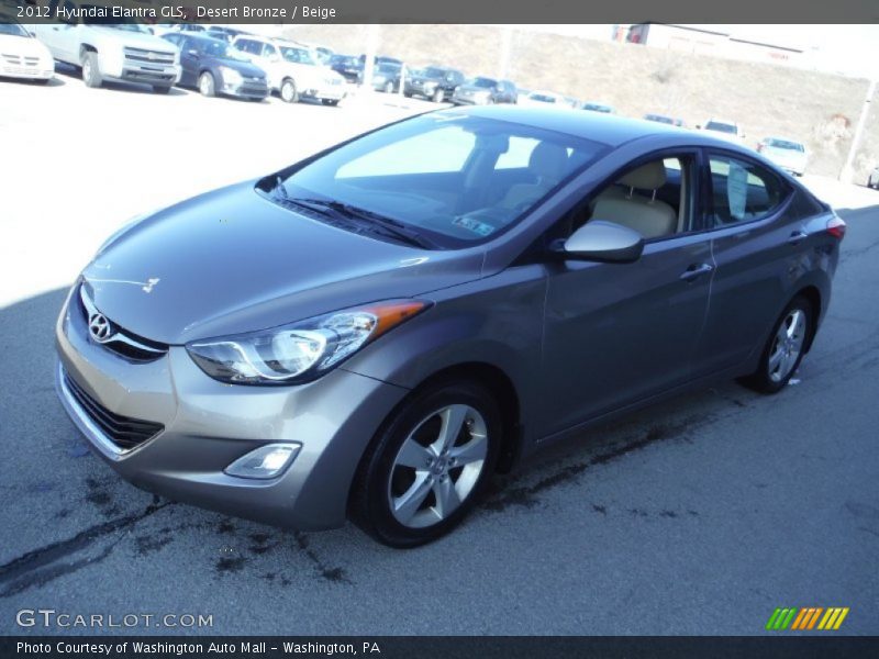 Desert Bronze / Beige 2012 Hyundai Elantra GLS