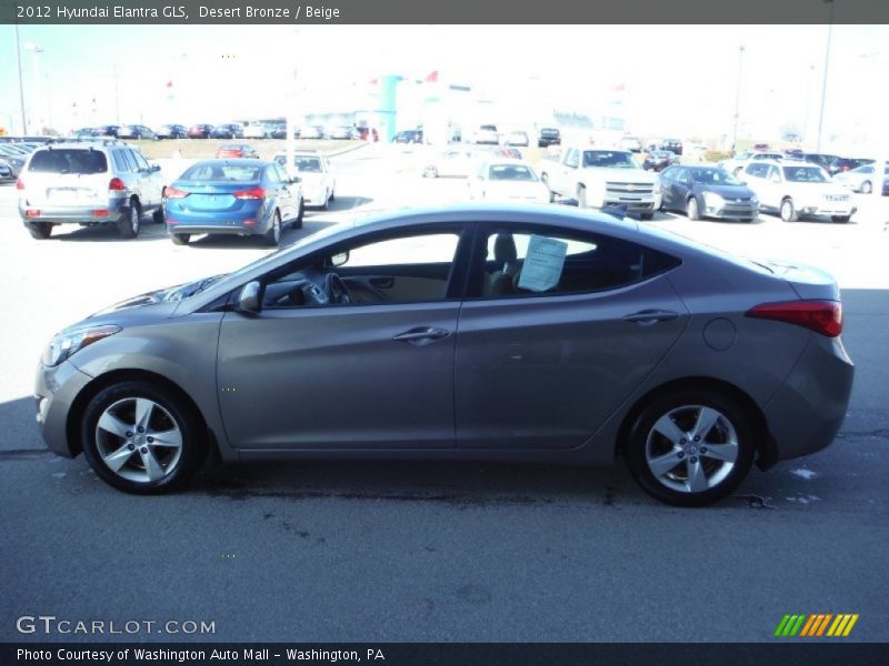 Desert Bronze / Beige 2012 Hyundai Elantra GLS