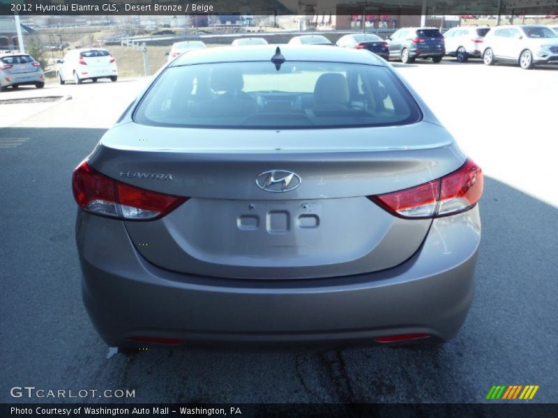 Desert Bronze / Beige 2012 Hyundai Elantra GLS