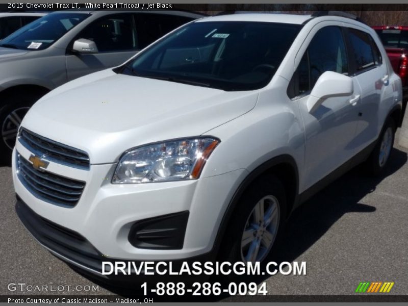 White Pearl Tricoat / Jet Black 2015 Chevrolet Trax LT