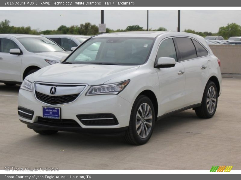 White Diamond Pearl / Parchment 2016 Acura MDX SH-AWD Technology