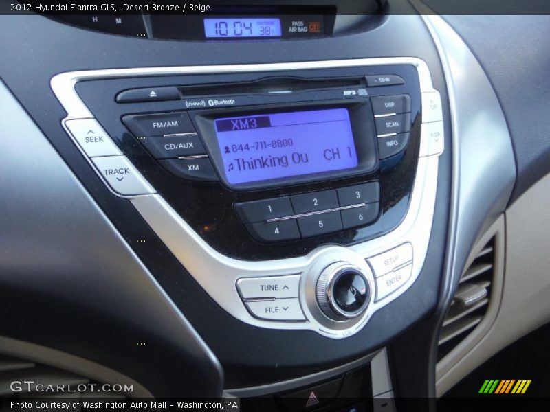 Desert Bronze / Beige 2012 Hyundai Elantra GLS