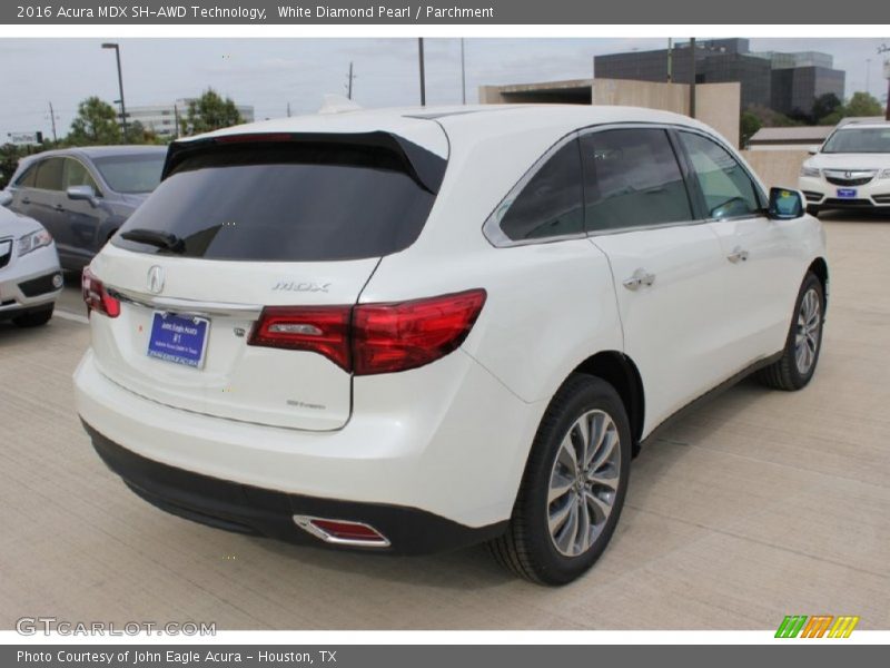 White Diamond Pearl / Parchment 2016 Acura MDX SH-AWD Technology
