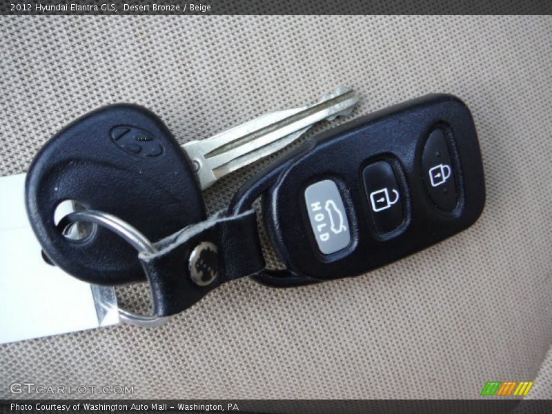 Desert Bronze / Beige 2012 Hyundai Elantra GLS