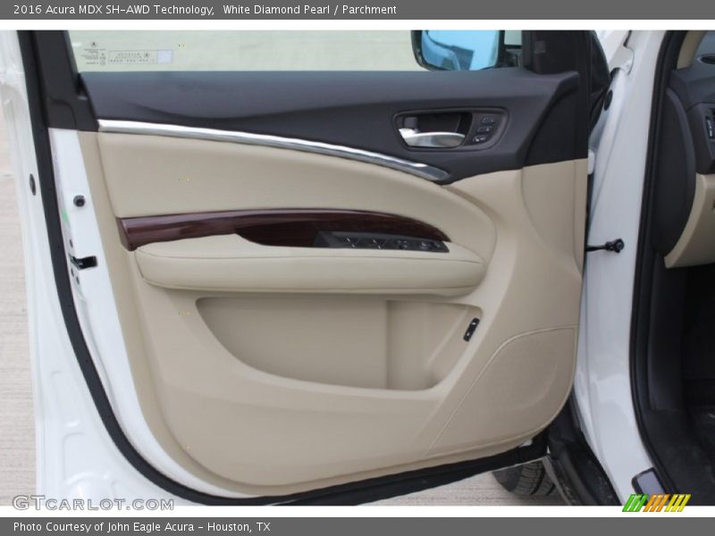 White Diamond Pearl / Parchment 2016 Acura MDX SH-AWD Technology