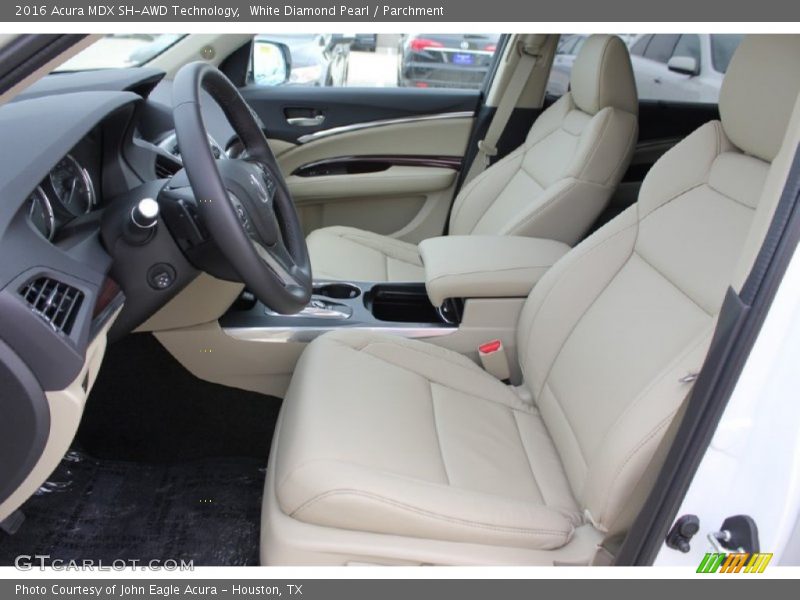 White Diamond Pearl / Parchment 2016 Acura MDX SH-AWD Technology