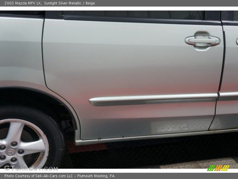 Sunlight Silver Metallic / Beige 2003 Mazda MPV LX
