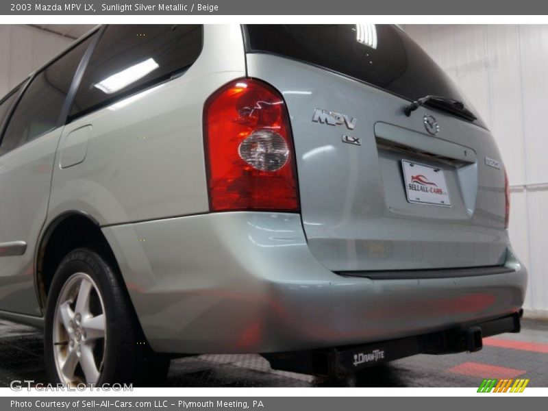 Sunlight Silver Metallic / Beige 2003 Mazda MPV LX