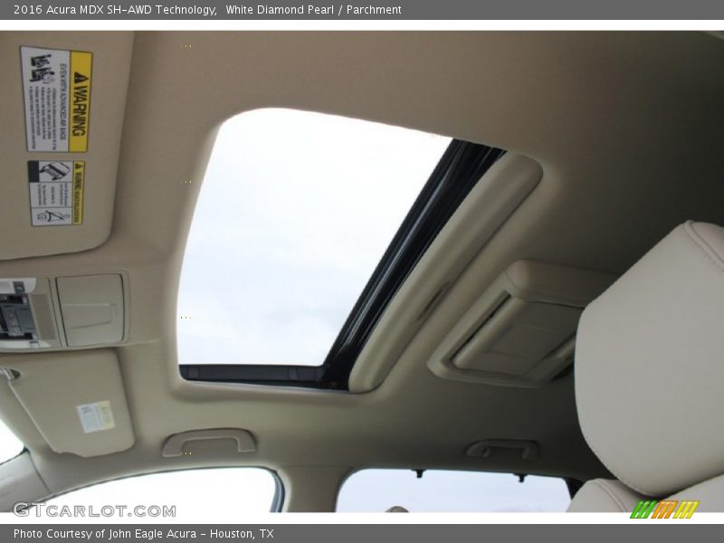White Diamond Pearl / Parchment 2016 Acura MDX SH-AWD Technology