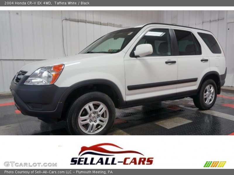 Taffeta White / Black 2004 Honda CR-V EX 4WD