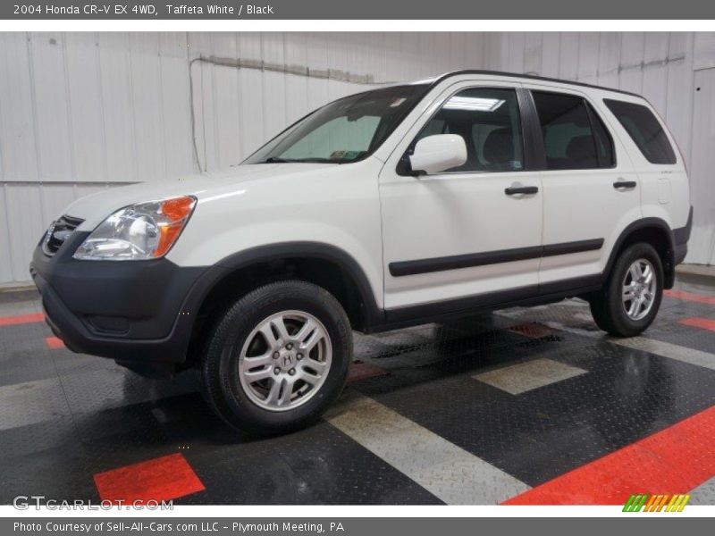 Taffeta White / Black 2004 Honda CR-V EX 4WD