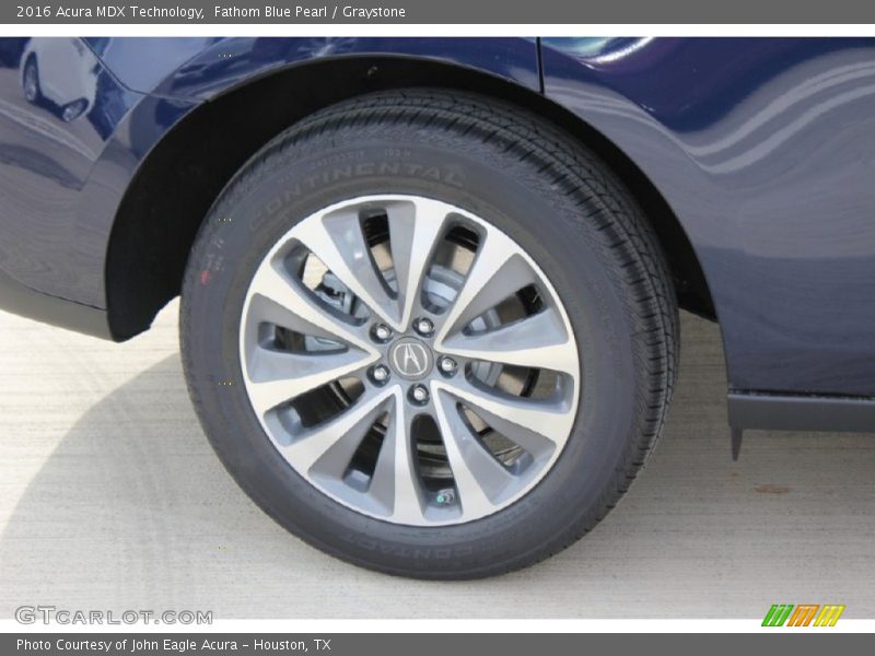 Fathom Blue Pearl / Graystone 2016 Acura MDX Technology