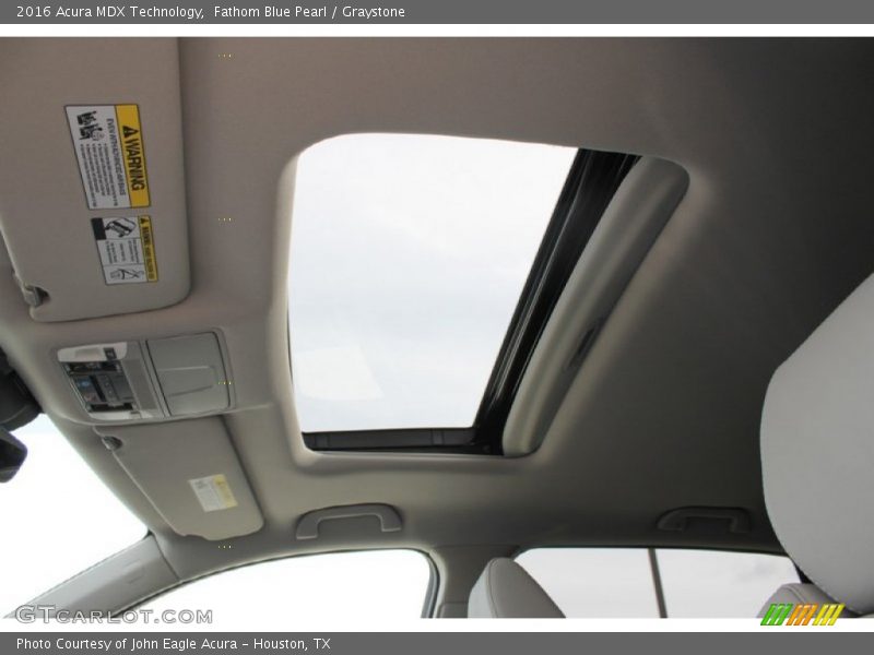 Fathom Blue Pearl / Graystone 2016 Acura MDX Technology