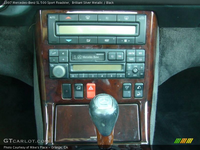 Brilliant Silver Metallic / Black 1997 Mercedes-Benz SL 500 Sport Roadster