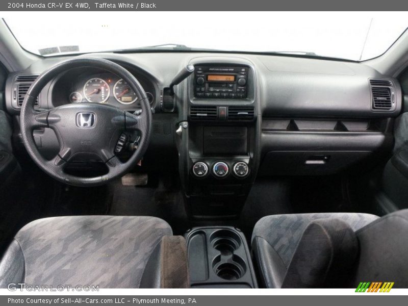Taffeta White / Black 2004 Honda CR-V EX 4WD