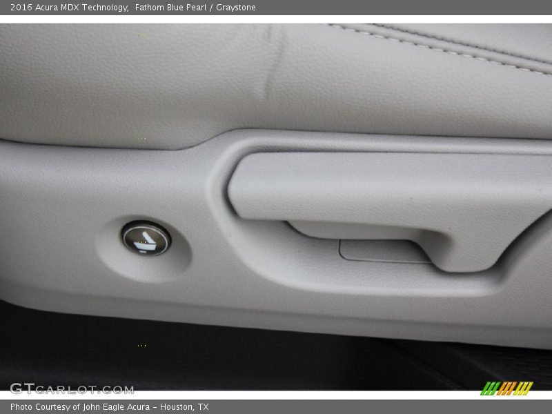 Fathom Blue Pearl / Graystone 2016 Acura MDX Technology
