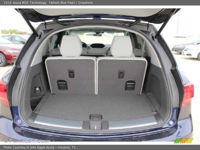 Fathom Blue Pearl / Graystone 2016 Acura MDX Technology