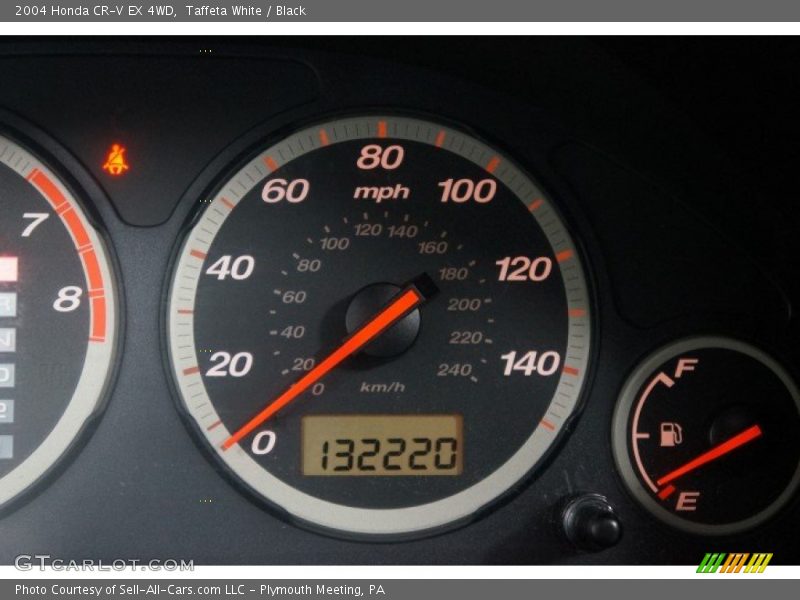 Taffeta White / Black 2004 Honda CR-V EX 4WD