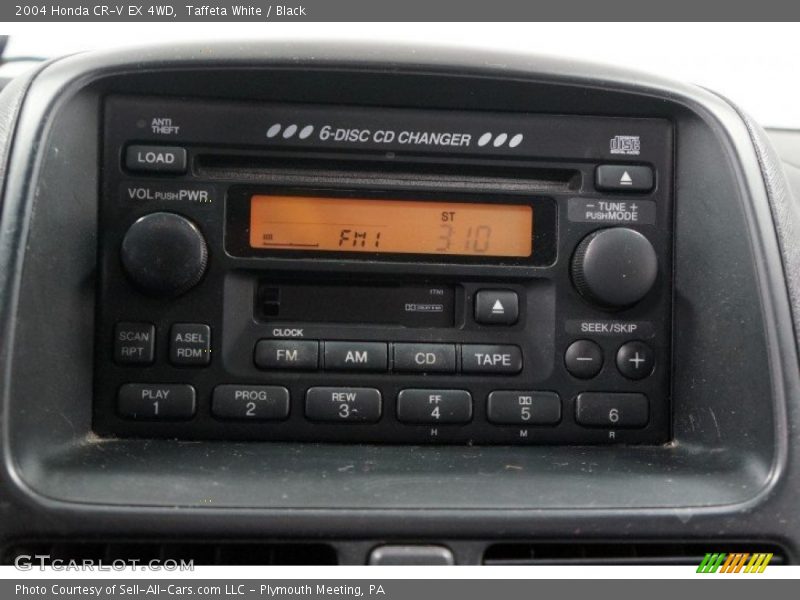 Taffeta White / Black 2004 Honda CR-V EX 4WD