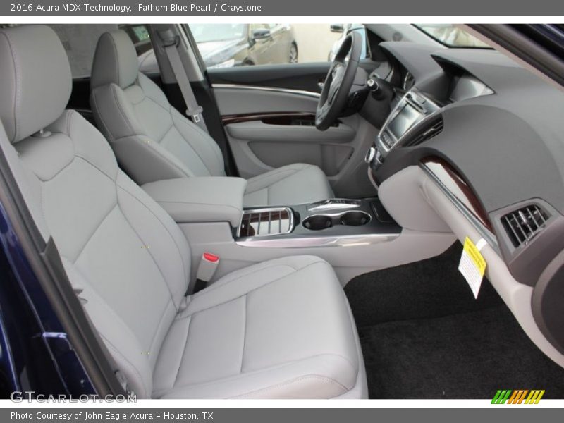 Fathom Blue Pearl / Graystone 2016 Acura MDX Technology