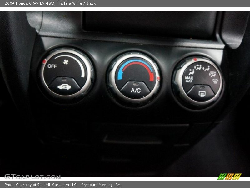Taffeta White / Black 2004 Honda CR-V EX 4WD